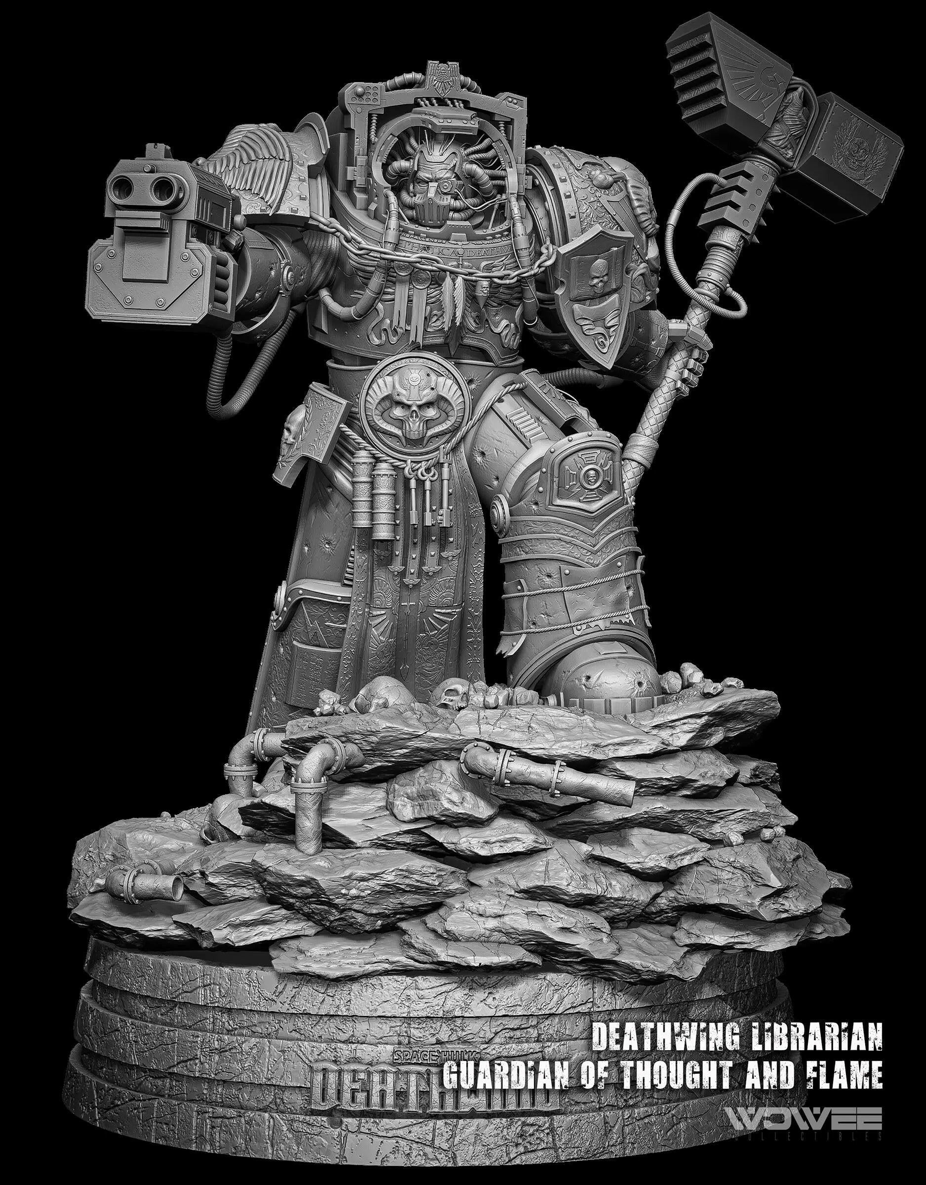 Deathwing-Librarian 1:4 Scale Statue Wowee Collectibles