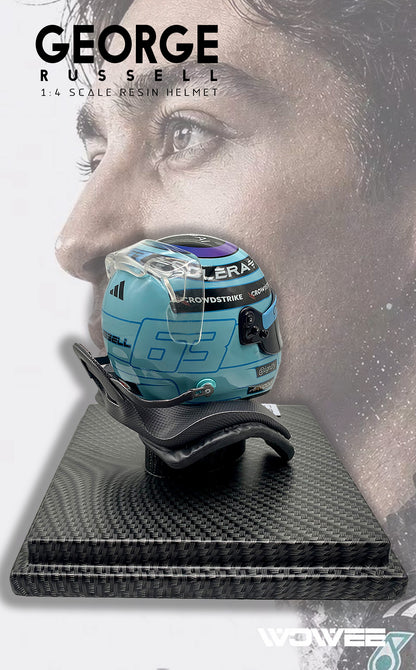 GEORGE RUSSELL 1:4 SCALE HELMET