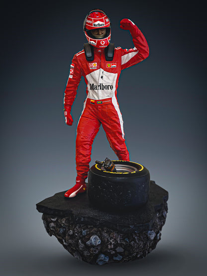 Michael Schumacher 1/4 Statue
