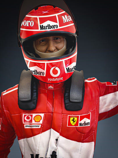 Michael Schumacher 1/4 Statue