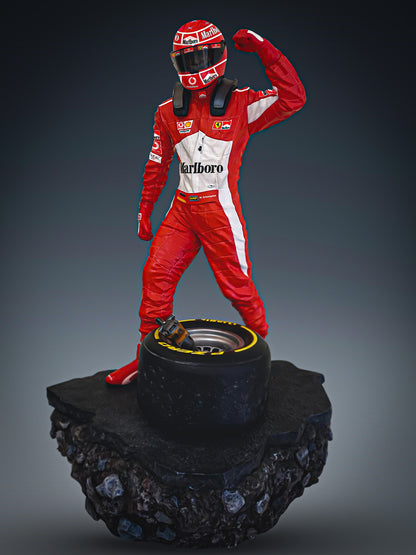 Michael Schumacher 1/4 Statue