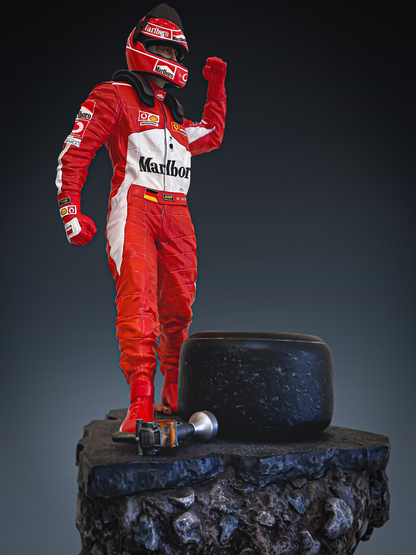 Michael Schumacher 1/4 Statue