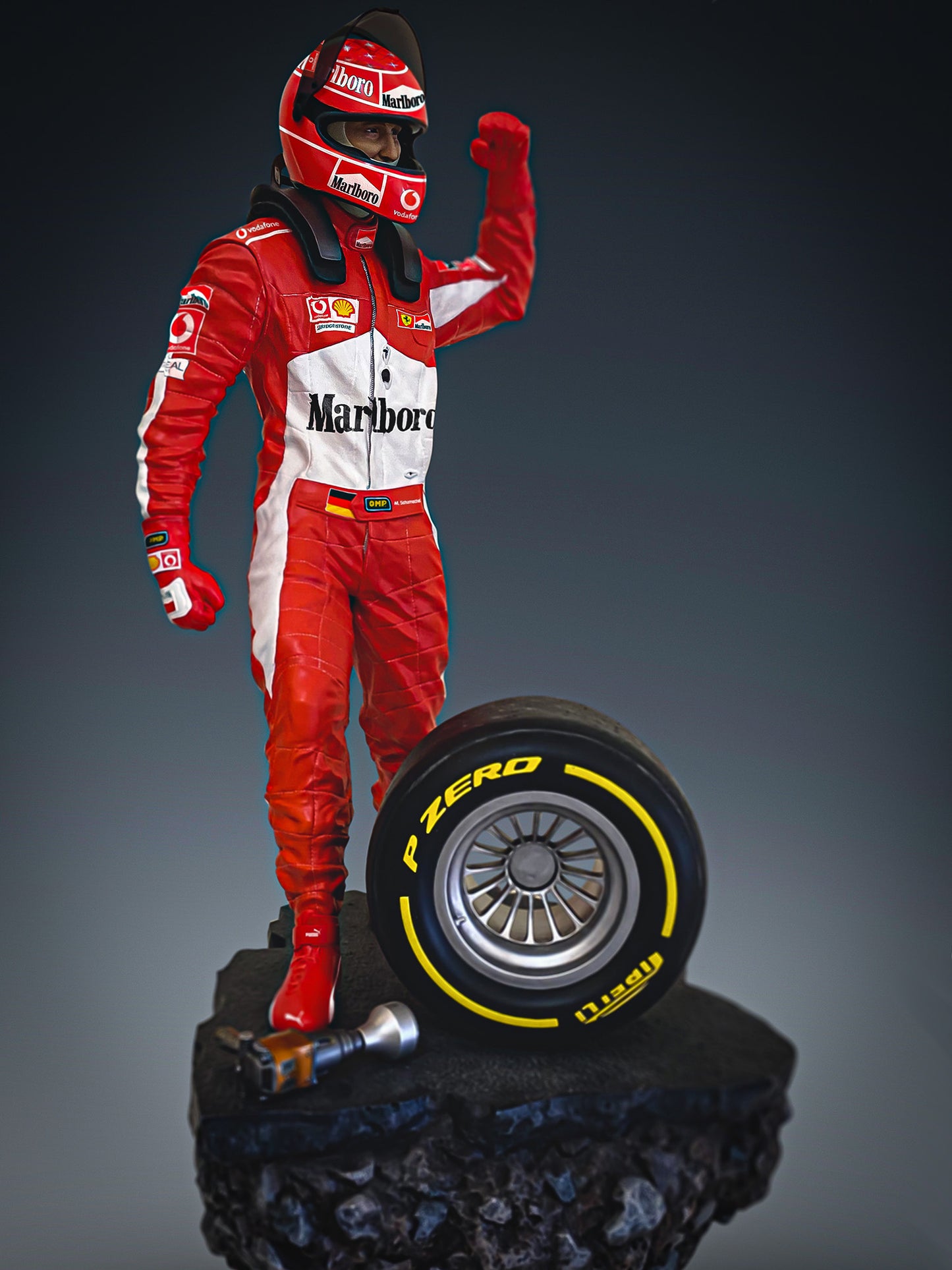 Michael Schumacher 1/4 Statue