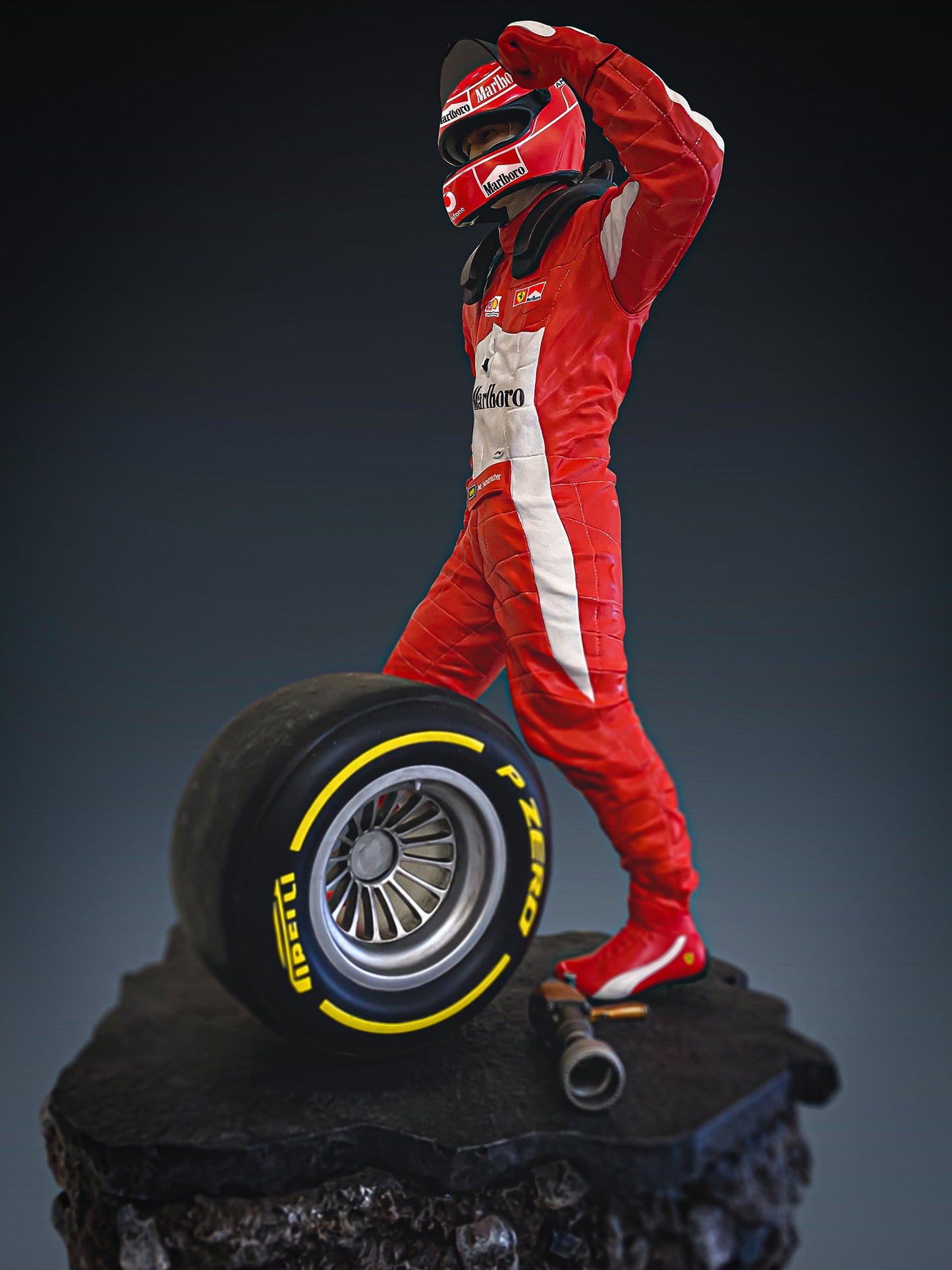Michael Schumacher 1/4 Statue