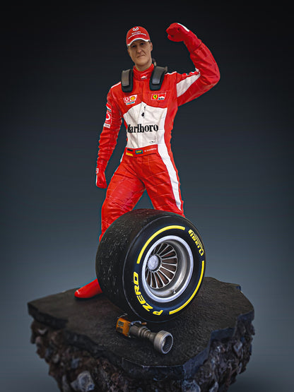 Michael Schumacher 1/4 Statue