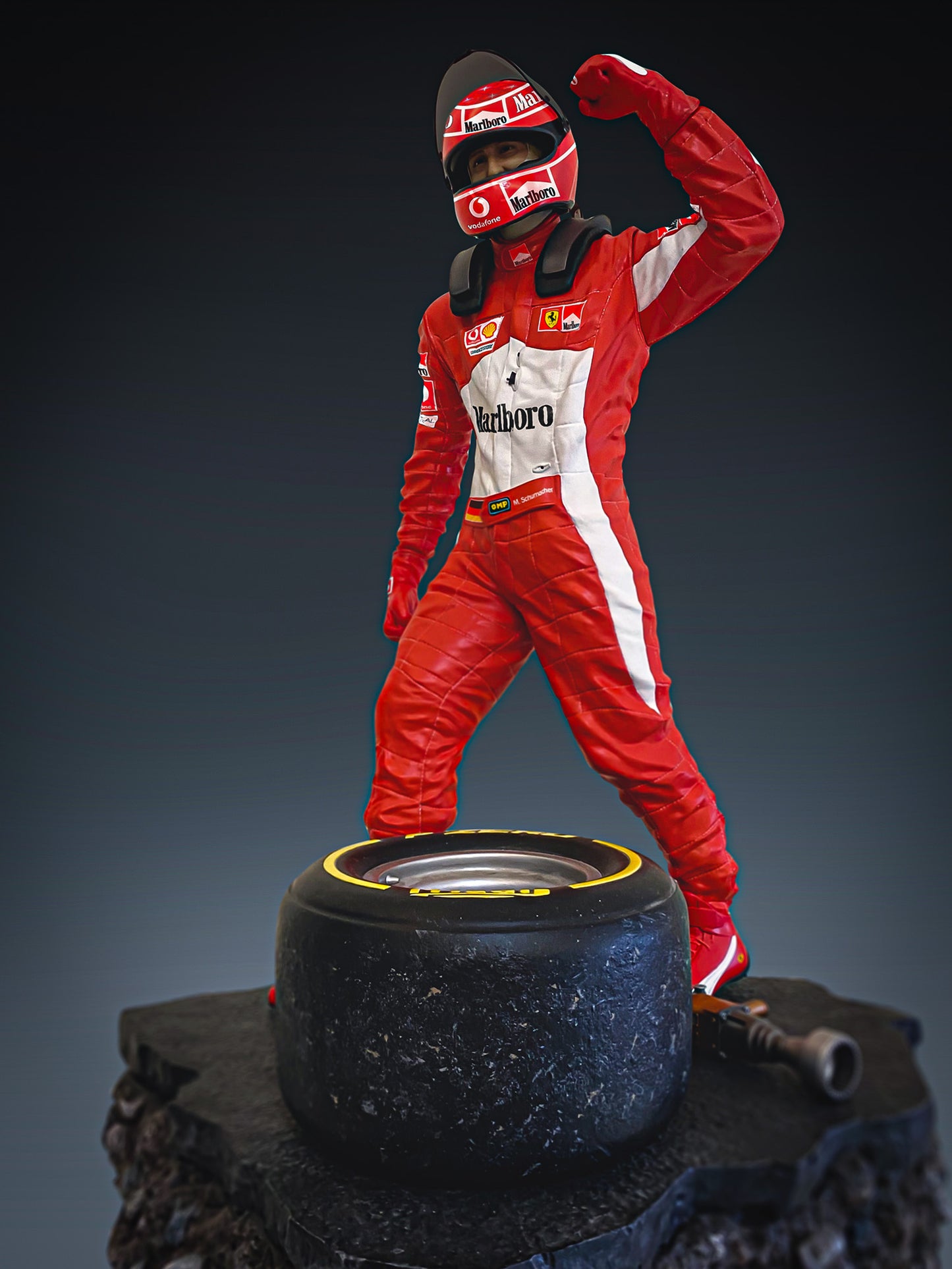 Michael Schumacher 1/4 Statue