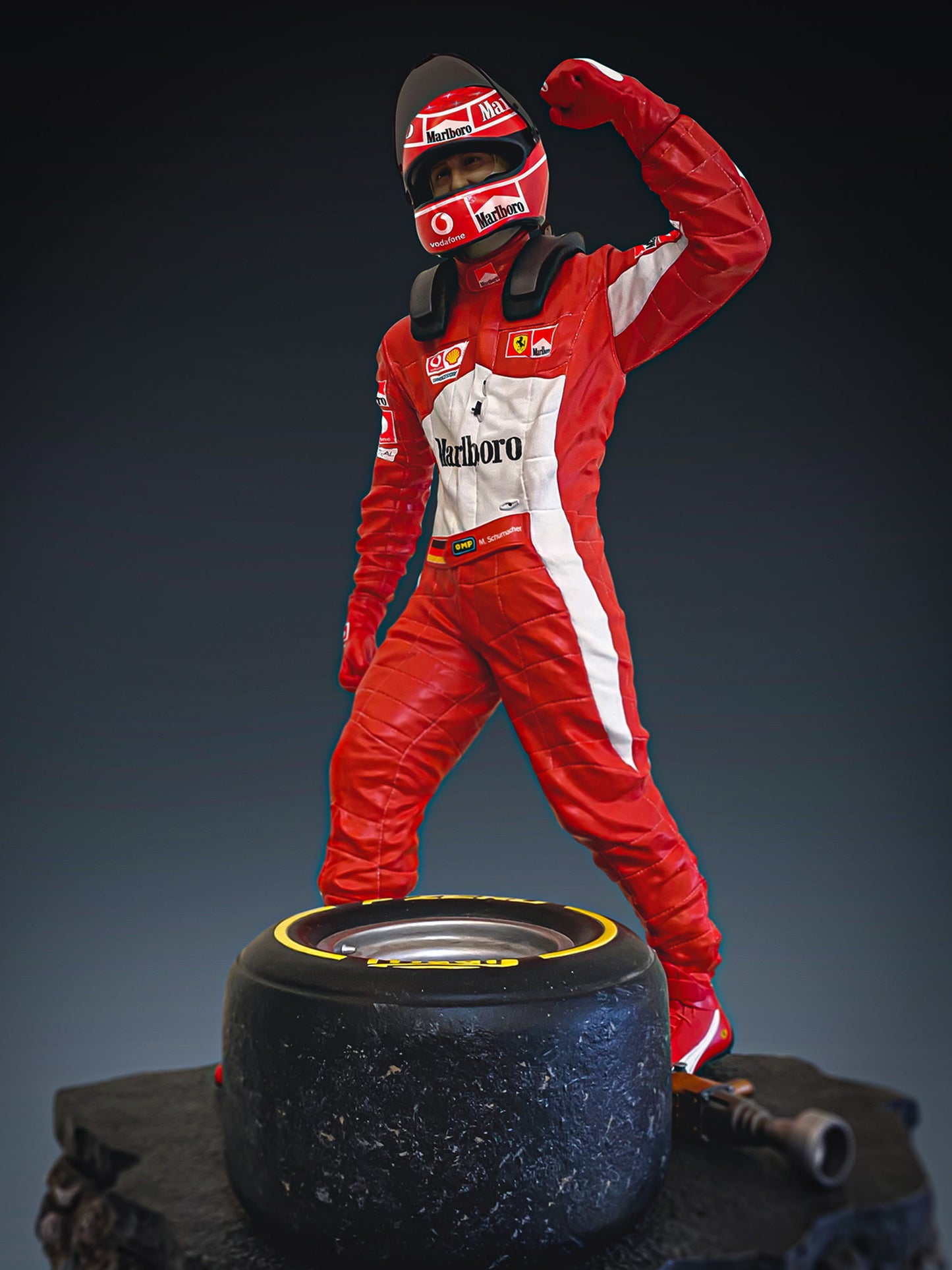 Michael Schumacher 1/4 Statue