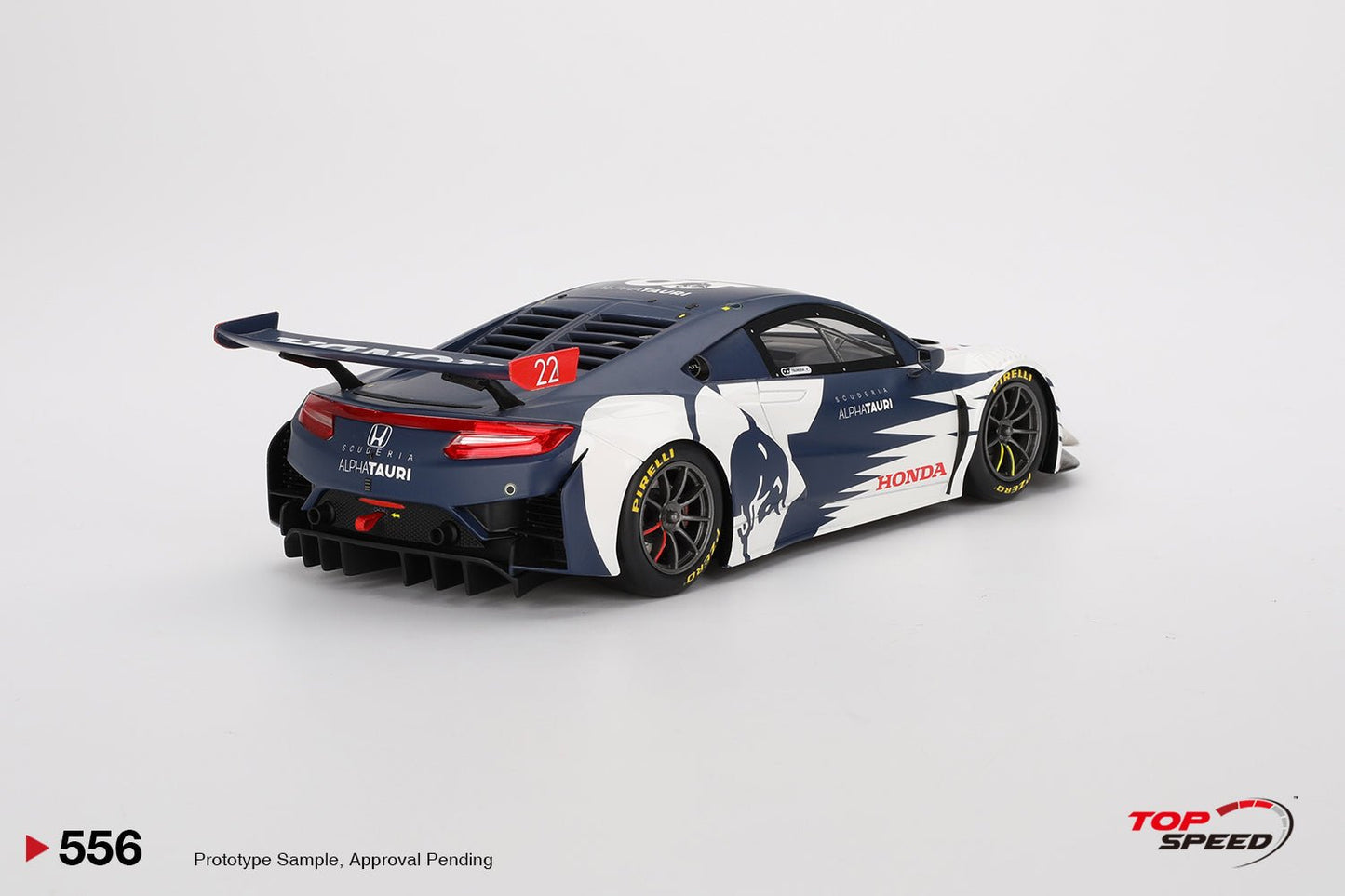 Honda NSX GT3 EVO AlphaTauri Yuki Tsunoda 2023 Red Bull Formula Nurburgring