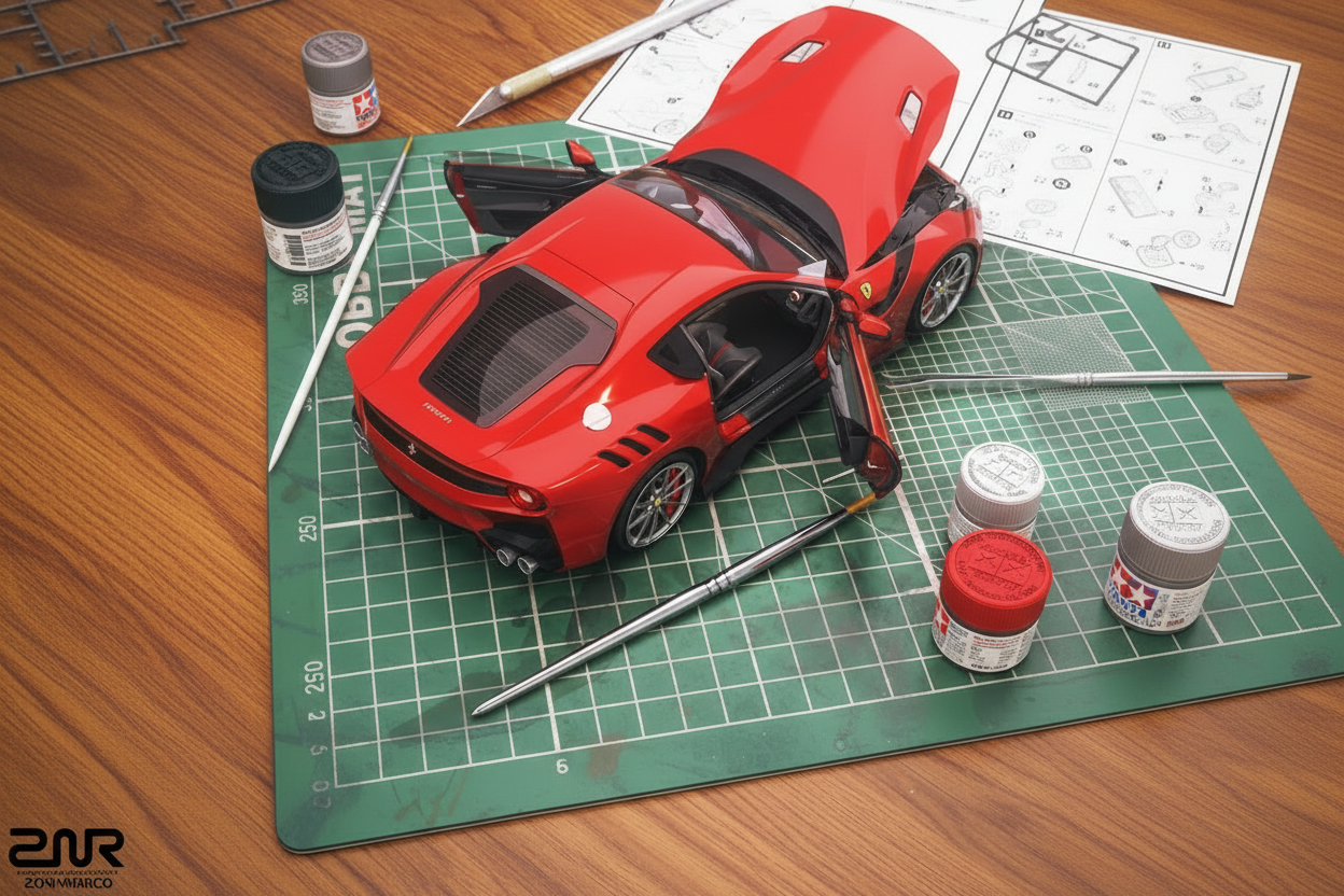 Cropped Ferrari Model