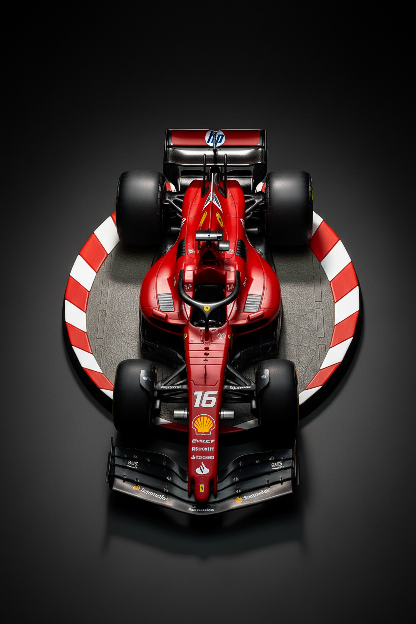 Ferrari F1 2025 #16 - Top with Studio Lighting